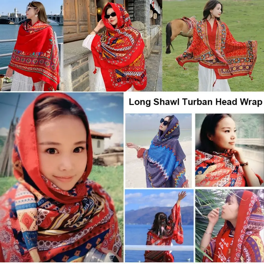 

High Quality 180cm Beach Sunscreen Scarve Breathable Ethnic Large Shawl Wrap Scarf Luxury Women Cool Satin Smooth Crepe