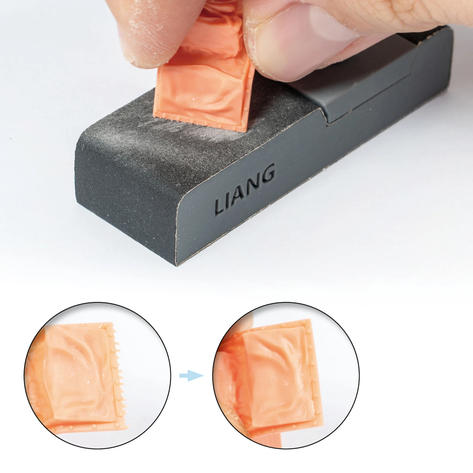 Sand Paper Holder For Liang Model 0226 Glue-Free Sanding Board Repair Accessories Grinding Polished Tools Car Toy DIY Handcraft