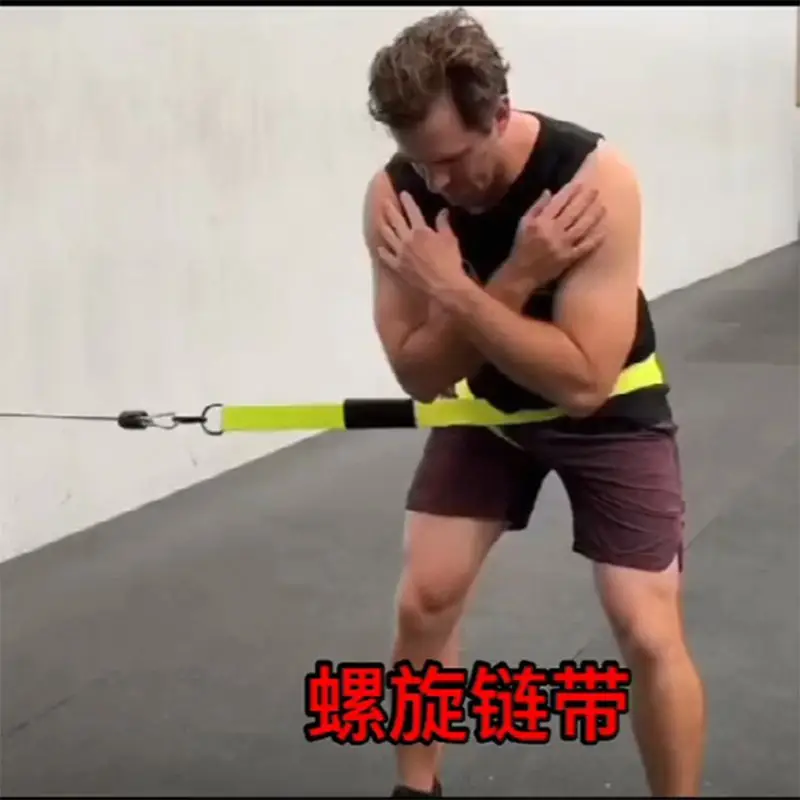 Portable Golf Training Resistance Bands Exercise Pull Rope Improve Power Rotational Stability Indoor Sports Fitness Equipment