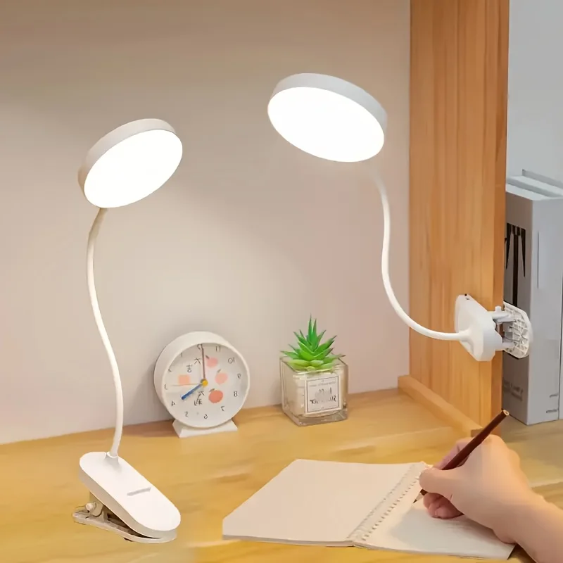Led Desk Lamp with Clamp, Architect Desk Lamp for Home Office with Atmosphere Lighting, Three lighting modes