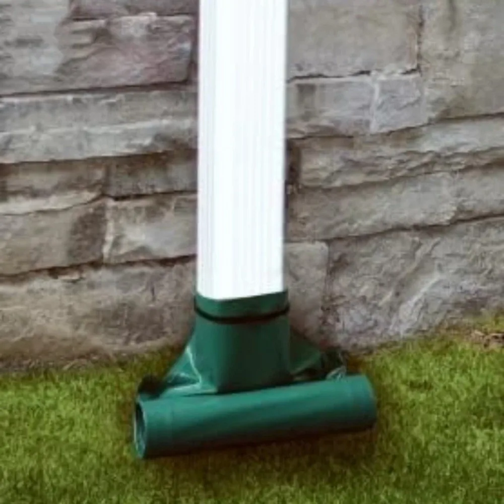 Flexible PVC Downspout Gutter Extension Prevent Splash UV Stabilized Gutter Rainwater Device Divert Water Away Prevent Erosion