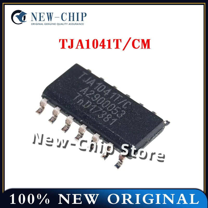 TJA1041T SOP-14 Bus CAN Transceiver Chip, Original novo, 5pcs para 100pcs por lote