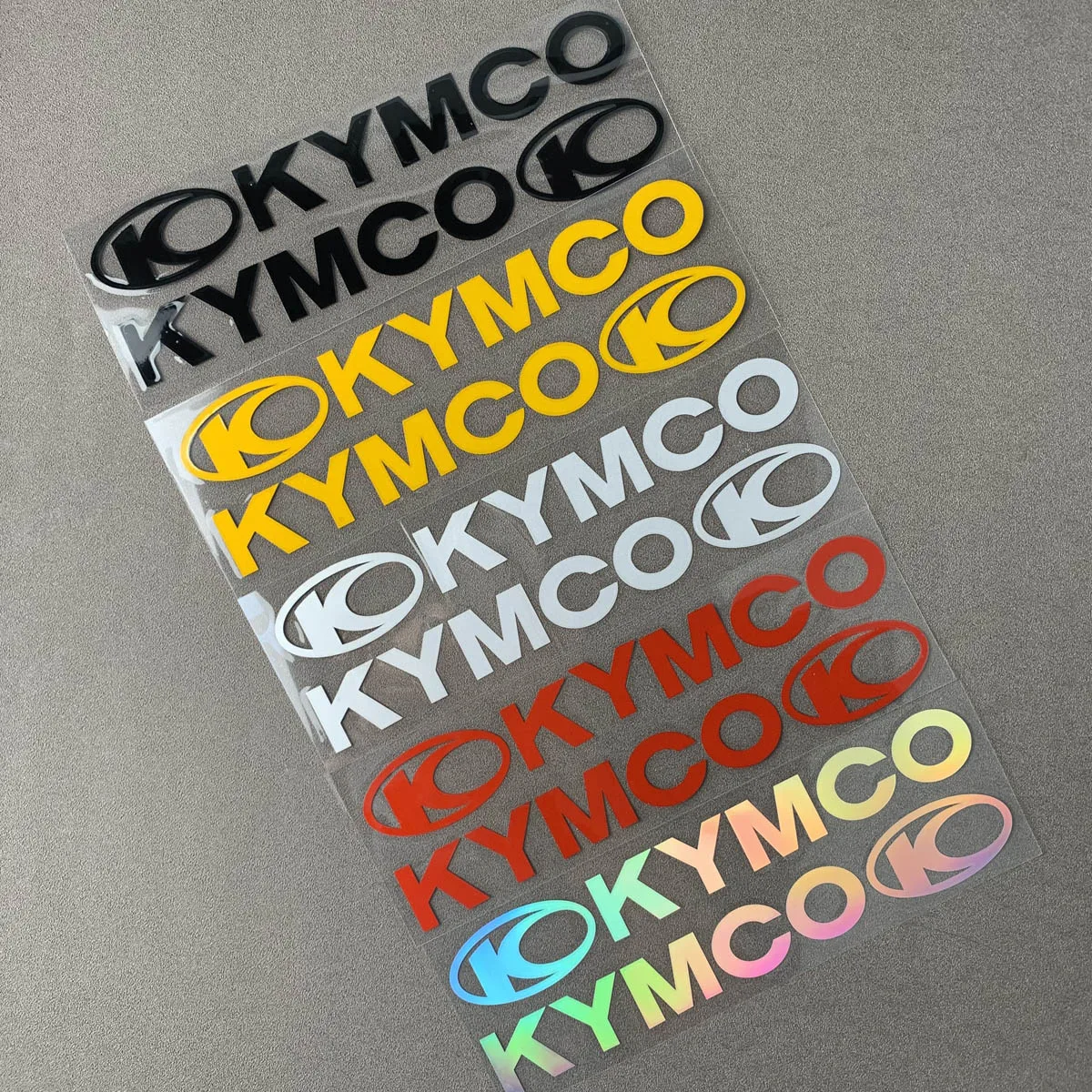 For KYMCO Motorcycle Sticker PVC Decal Club Badge Helmet Sponsor Laser Decorative Accessories for KYMCO AK550 AK 550 Absorb