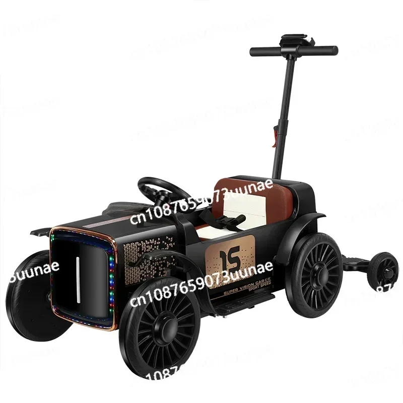 Electric Car Can Seat Adults with Double Boys and Girls  New Parent-child Car Four-wheel Remote Control Car