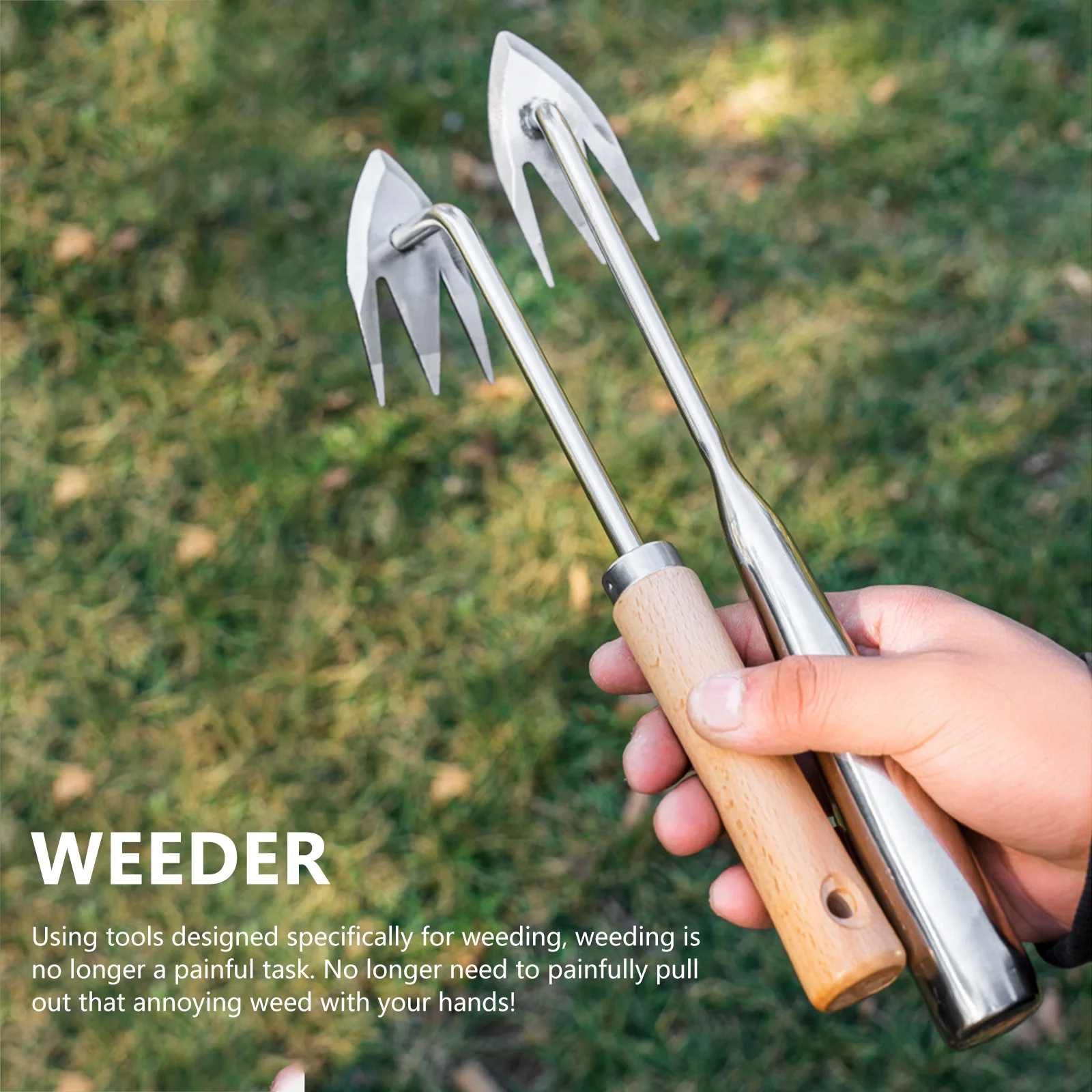 Weeding Hoe Rake Farm Tool Weeding Scarifier Artifact Agricultural Nail Harrow Metal Gardening Weeding Tools for Farmhouse