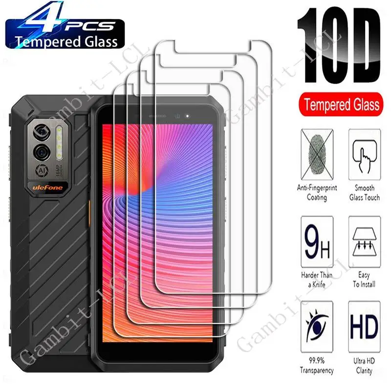 Película protectora de pantalla de vidrio templado para Ulefone Power Armor X11 Pro 5,45, 4 unidades