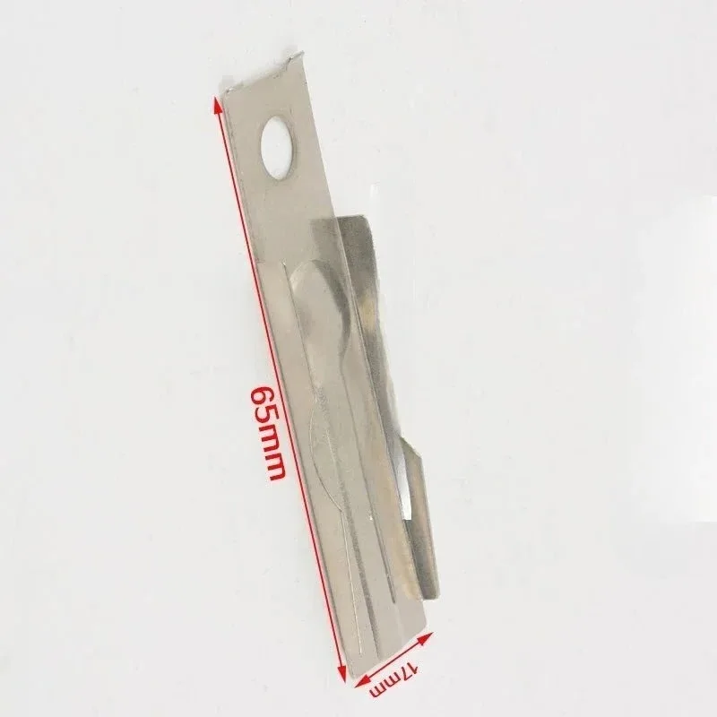 Elevator host micro switch shrapnel WO bracket L65 * W16mm aperture 6mm suitable for DZD1-500/653 brake brake accessories 20 pcs