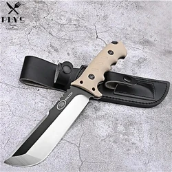 3.74-inch straight knife with sheathSharp chef's knifeUltra-practical fruit knifeThickened comfort handlePocket knife