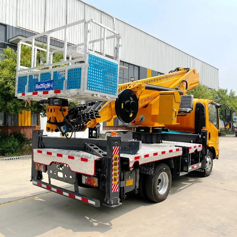 Manufacturer Aerial Work Platform 34m Isuzu Chassis Truck Parts Stock view 4
