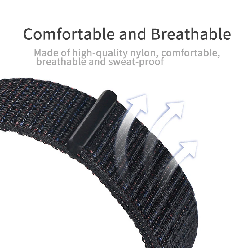 Correia de nylon para Xiaomi Mi Band 7 Pro, Esportes Smart Watch Substituição Pulseira, Pulseira Ajustável, Correa