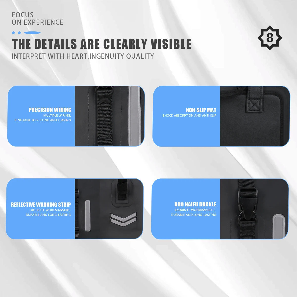 1 paar 60L universele motorfiets zijtas anti-val zadel staart achtertas reisbagage opbergtas