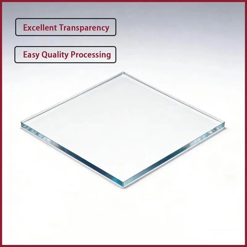 5-10mm Thick Clear Acrylic Sheet Transparent Plexiglass Board for Advertising Signs & Decoration