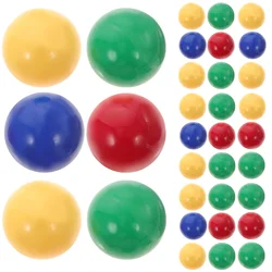 Mármores coloridos Balls Replacement for Kids, bola sólida, plástico, brinquedos, jogos, jogos, 48 pcs