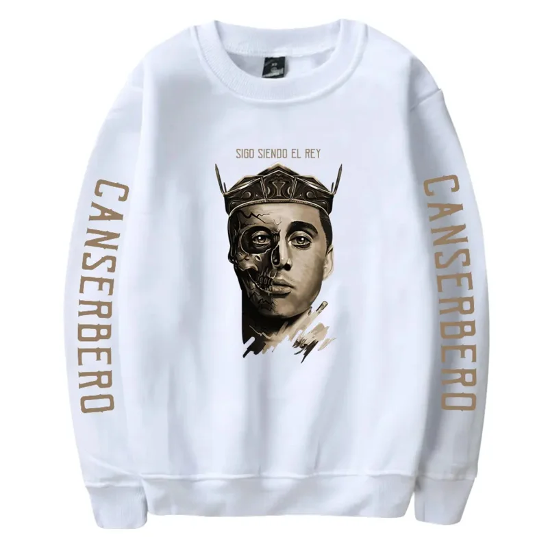 SINGER canserbero merch เสื้อมีฮู้ดไซส์ใหญ่พิเศษคอกลมแขนยาวคอกลมสำหรับผู้หญิงและผู้ชายเสื้อวอร์มลำลองเสื้อผ้าแนวฮิปฮอป