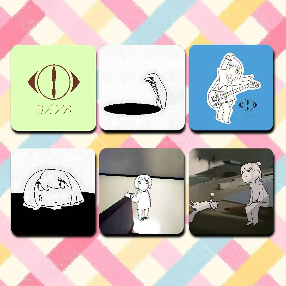 

Y-Yorushika Band Japanese Sublimation Magnet Cartoon Anime CuteFridge Magnets Personalized Sublimation Products for Kitchen