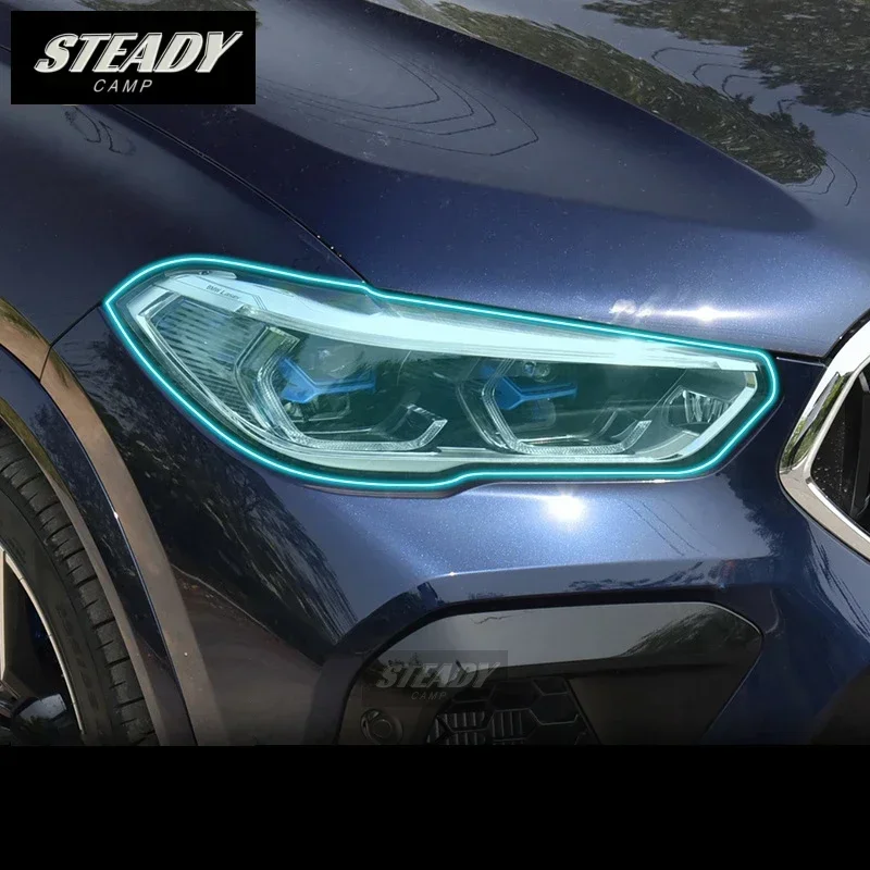 

Для BMW X5M X6M F95 F96 2021-2023 Внешняя Автомобильная фара с защитой от царапин фотоаксессуары для ремонта от царапин