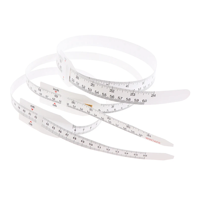 شريط قياس محيط الرأس البلاستيكي غير القابل للتمدد، مسطرة طب الأطفال