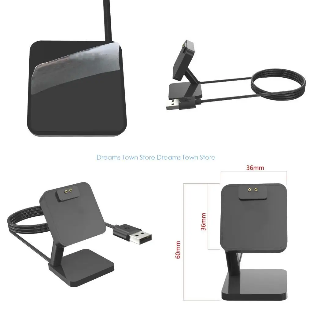 

HX6A Power Adapter Stand-Cradle Charging Cable Dock Bracket for Mi Band 7