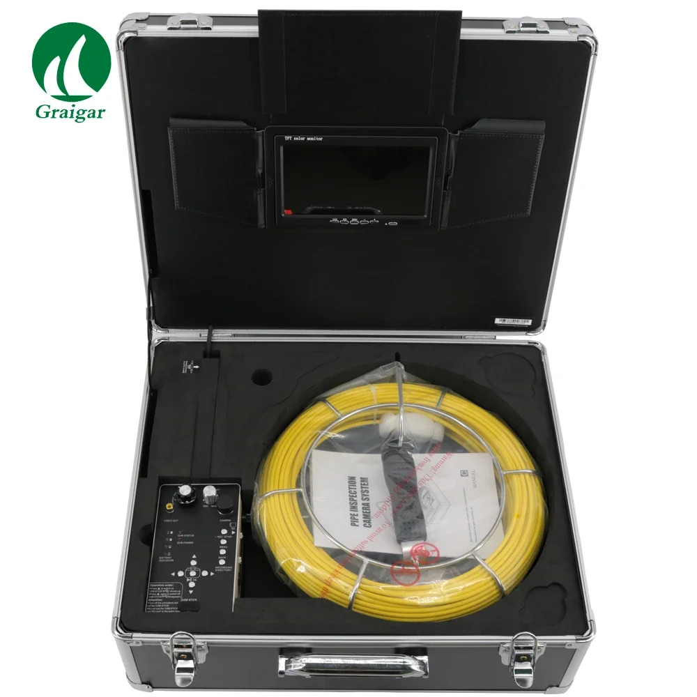 

2026 710D Digital Pipe Inside Inspection Camera System with DVR 23mm Camera Head