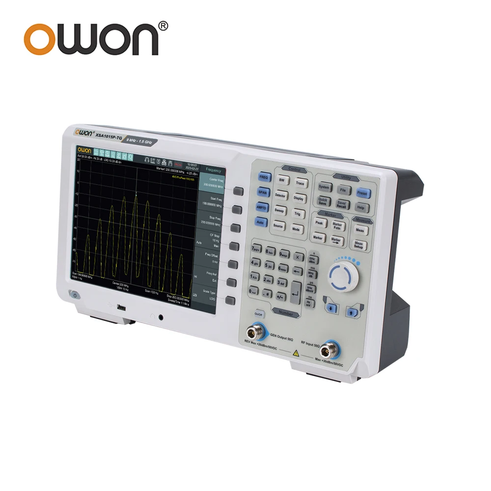 OWON XSA1015P-TG 9kHz to 1.5GHz Spectrum Analyzer 1Hz Resolution 10.4 inch Multi-touch Screen USB LAN HDMI Tracking Generator