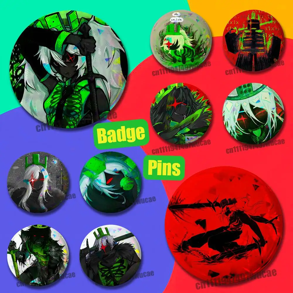 For 1x1x1x1 F-Forsaken Badge Case Custom Pin Insignia Emblem Round 25mm Button Laser Film Cover