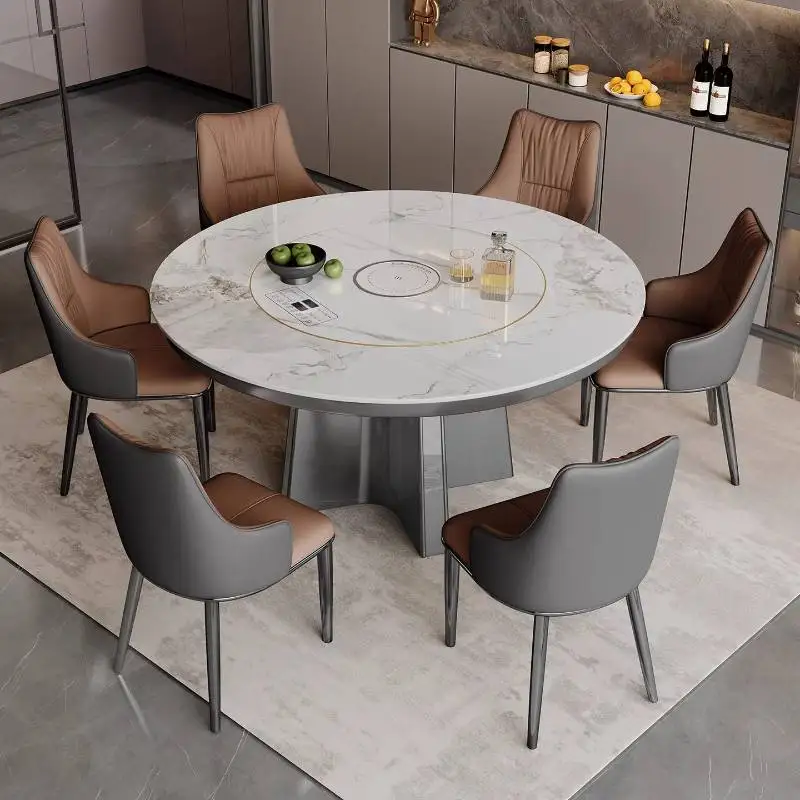 

Minimalist Kitchen Dining Table Design Modern Lounges Dinette Restaurant Tables Round Island Muebles Para Hogar Furniture Home