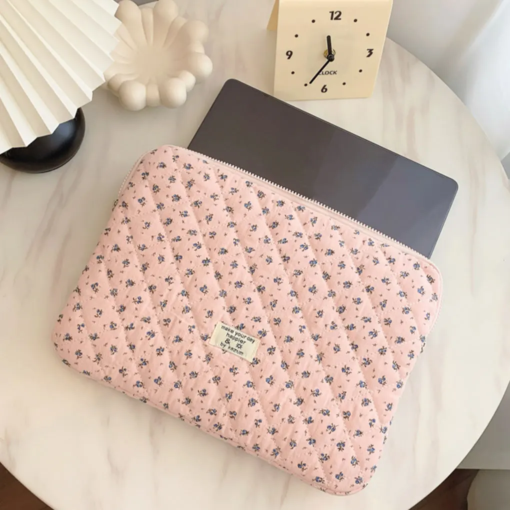 Cute Laptop Sleeve With Soft Cotton Lining Gift For Friends And Family Pink Laptop Case Partners