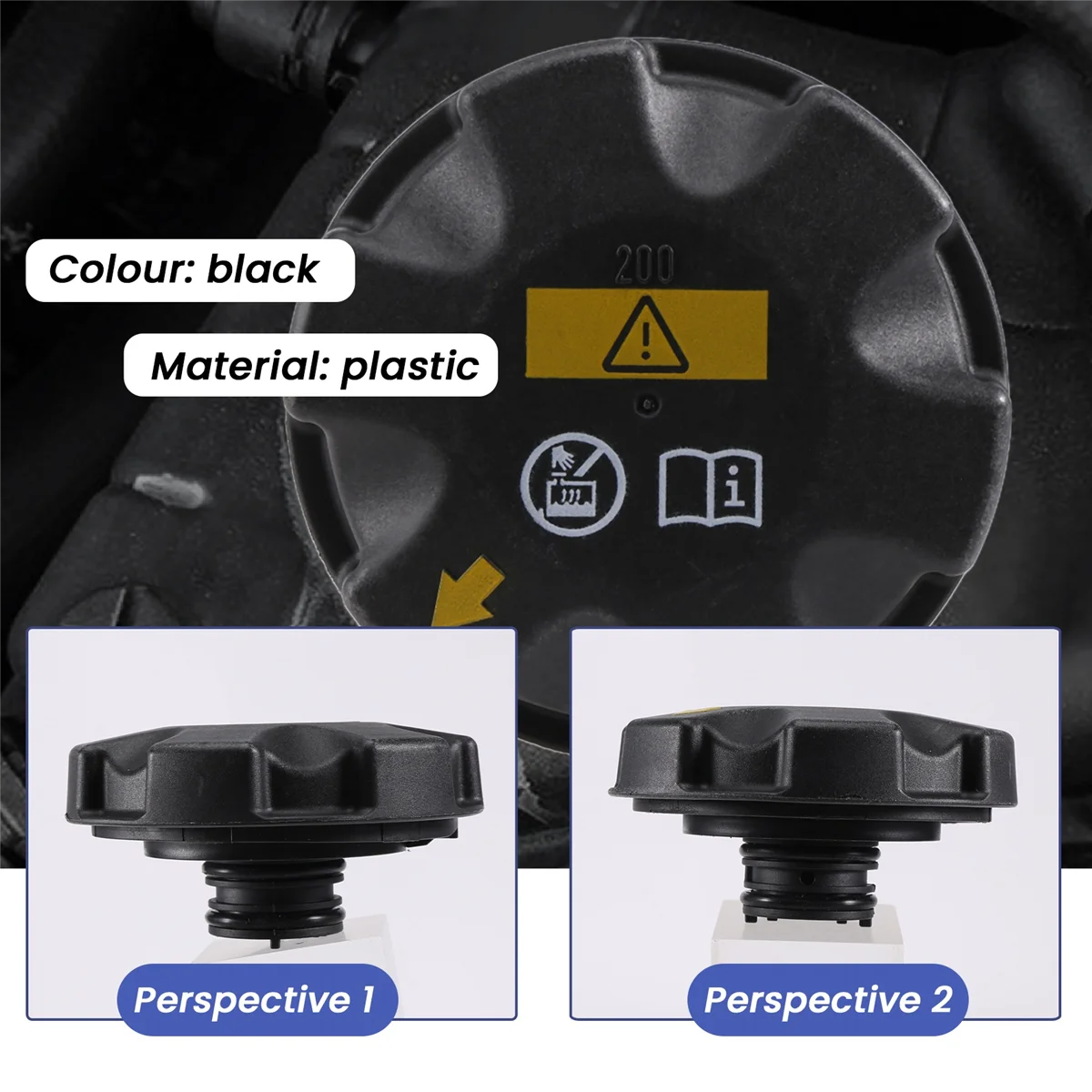 Cubierta de tanque de expansión para BMW, tapas de radiador para E90, E60, F10, F07, F01, E70, E71, E63, E64, F02, 17137516004