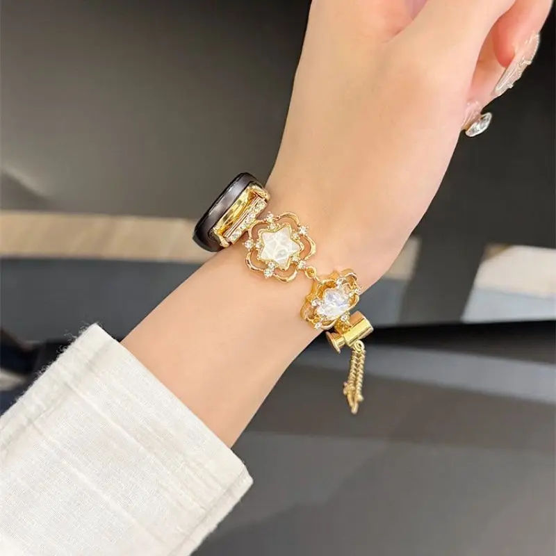 حزام نجمي متدفق بإطار سلكي مناسب لـ Xiaomi Band 8Pro/9Pro، لـ Mi band 3/4/5/6/7,8/8NFC/9/9NFC/10/10NFC، لساعة Redmi 5/4 #5