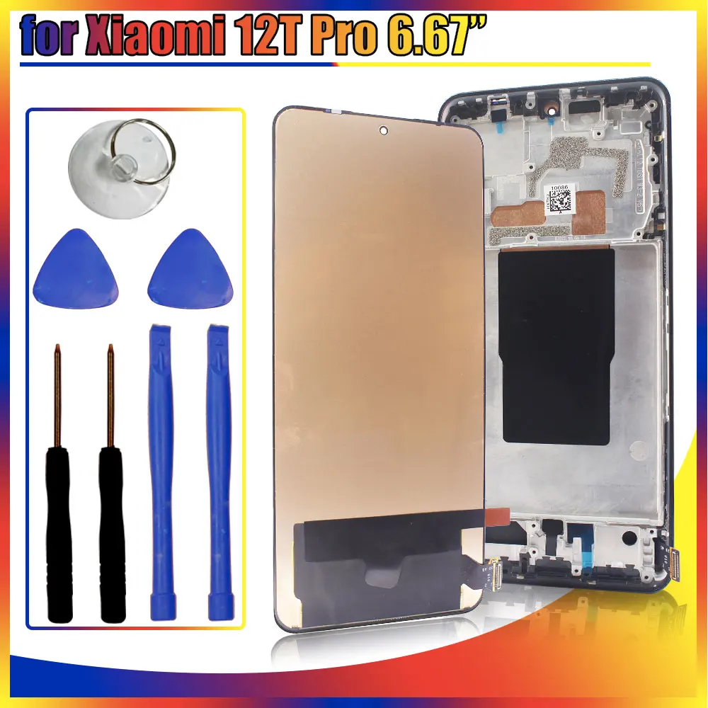 new-amoled-lcd-for-xiaomi-12t-pro-22081212ug-22081212g-lcd-dispaly-touch-screen-digitizer-for-xiaomi-12t-pro-lcd-with-frame
