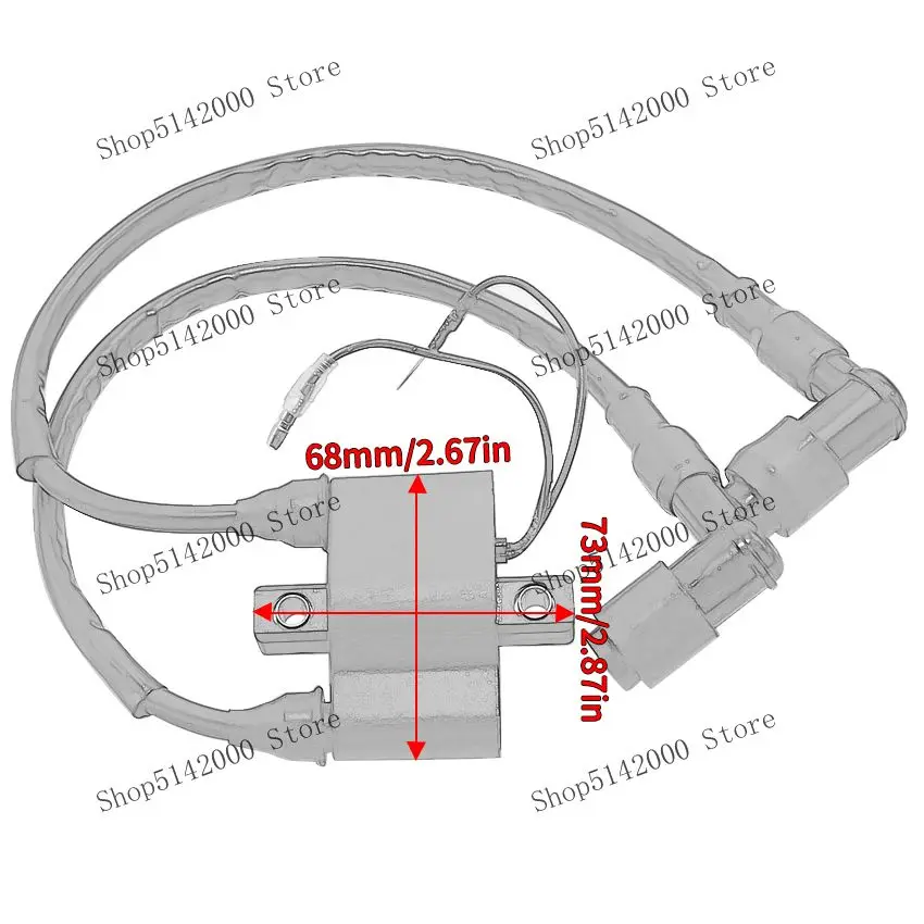 Motorrad Teile Starten Motor Zündspule Für Tohatsu 9,9 PS M9,9 D M9,9 D2 15 PS M15D2 18 PS M18E2 Für Nissan NS9,9 D2 15 PS 18 PS – Detail 1