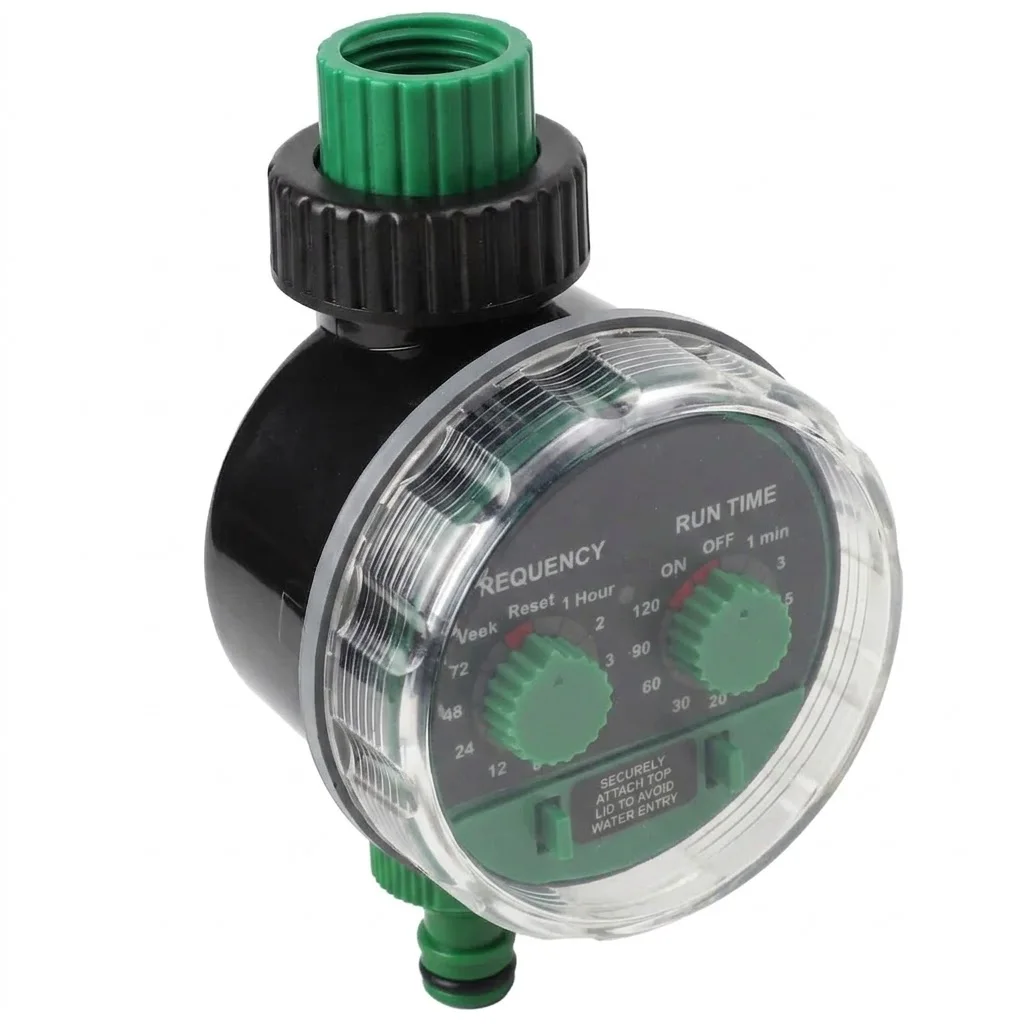Automatic Electronic Garden Irrigation Timer Watering Controller System With Ball Valve For Home Use Zero Water Pressure Working