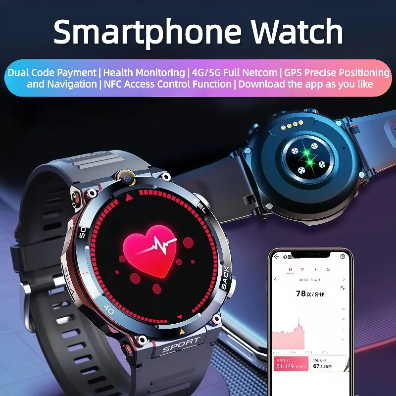 

H10Смарт-часы Android 10.0 4G сетевая SIM-карта умные часы с двумя камерами GPS WIFI 1,95-дюймовый увеличенный AMOLED-экран 256 ГБ памяти