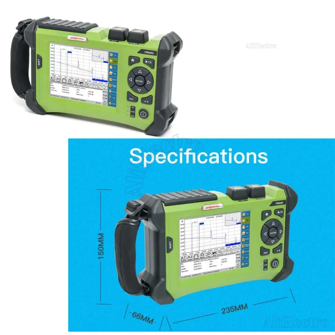 FTTH OTDR De Fibra Optica TR600 OTDR Волоконно-оптический FC SC LC Коннектор Оптический рефлектометр во временной области OTDR