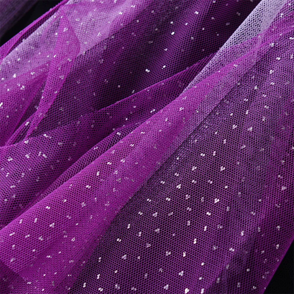 VIKITA Kinder Halloween Feiertagskostüme Mädchen Spinnen-Totenkopf-Druck Glockenärmel Herbst Winter Prinzessin Mesh Tutu Kleider – Detail 6