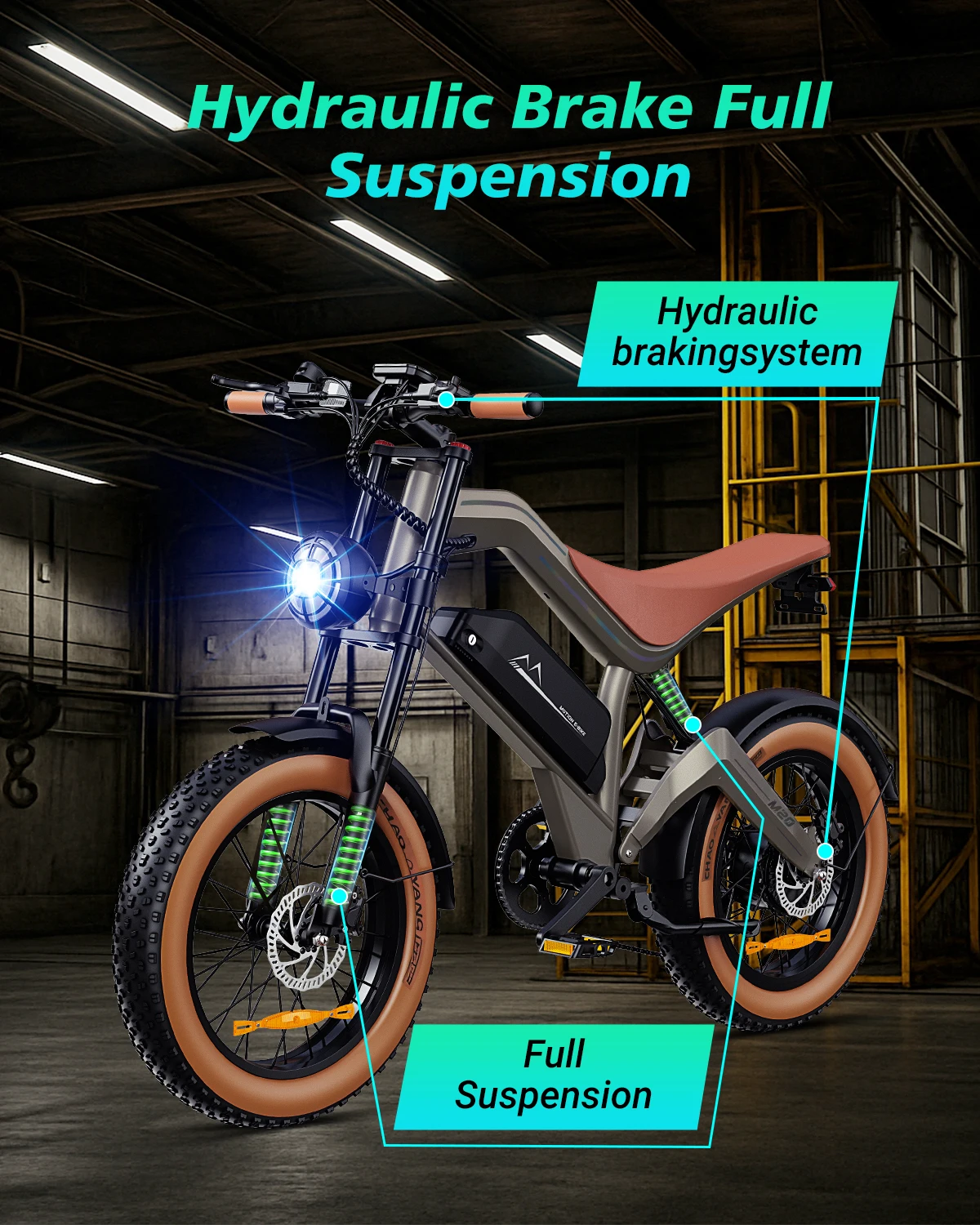 US Stock Factory 1500w Mountain Fat E Electric Electrica Emtb Bike Bicycle E-bike Ebike Cycle Bicicleta Mtb Fatbike for Adult