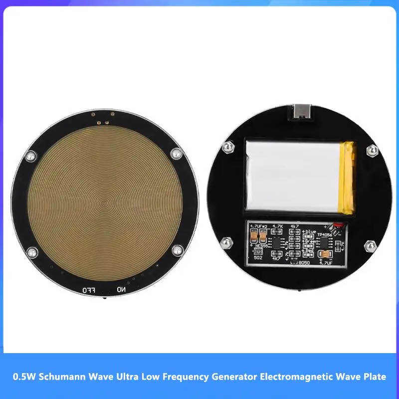 Generator sygnału o częstotliwości rezonansu Schumana DC 5V 7.83HZ, generator sygnałów z interfejsem Type-C, ładowalny generator impulsów falowych