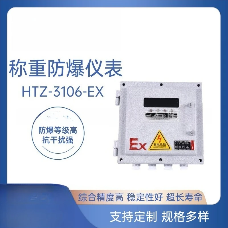 

Взрывозащищенный инструмент для взвешивания промышленных ингредиентов HTZ-3106-EX, дисплей весов для количественной упаковки