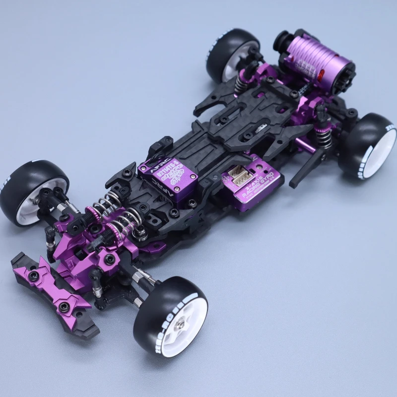 

RW00-SR RC Mosquito Car 1/24 RWD RC Drift Car Frame KIT Electric Remote Control Drift Competition Mosquito Car Toy Accessories