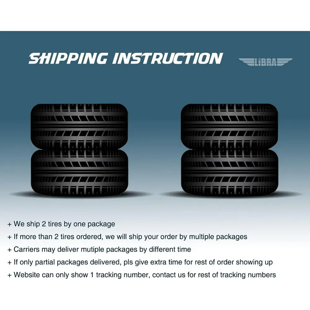 مجموعة 4 إطارات مقطورات فولاذية شديدة التحمل 225/75R15 14 رقائق 124/121M 11150