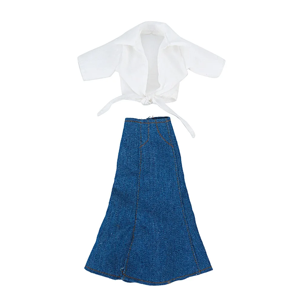 Elegante Mode Party Kleidung DIY Zubehör Kinder Spielzeug Puppe Prinzessin Kleidung Casual Trägt für 1/6 BJD 30 cm Puppen