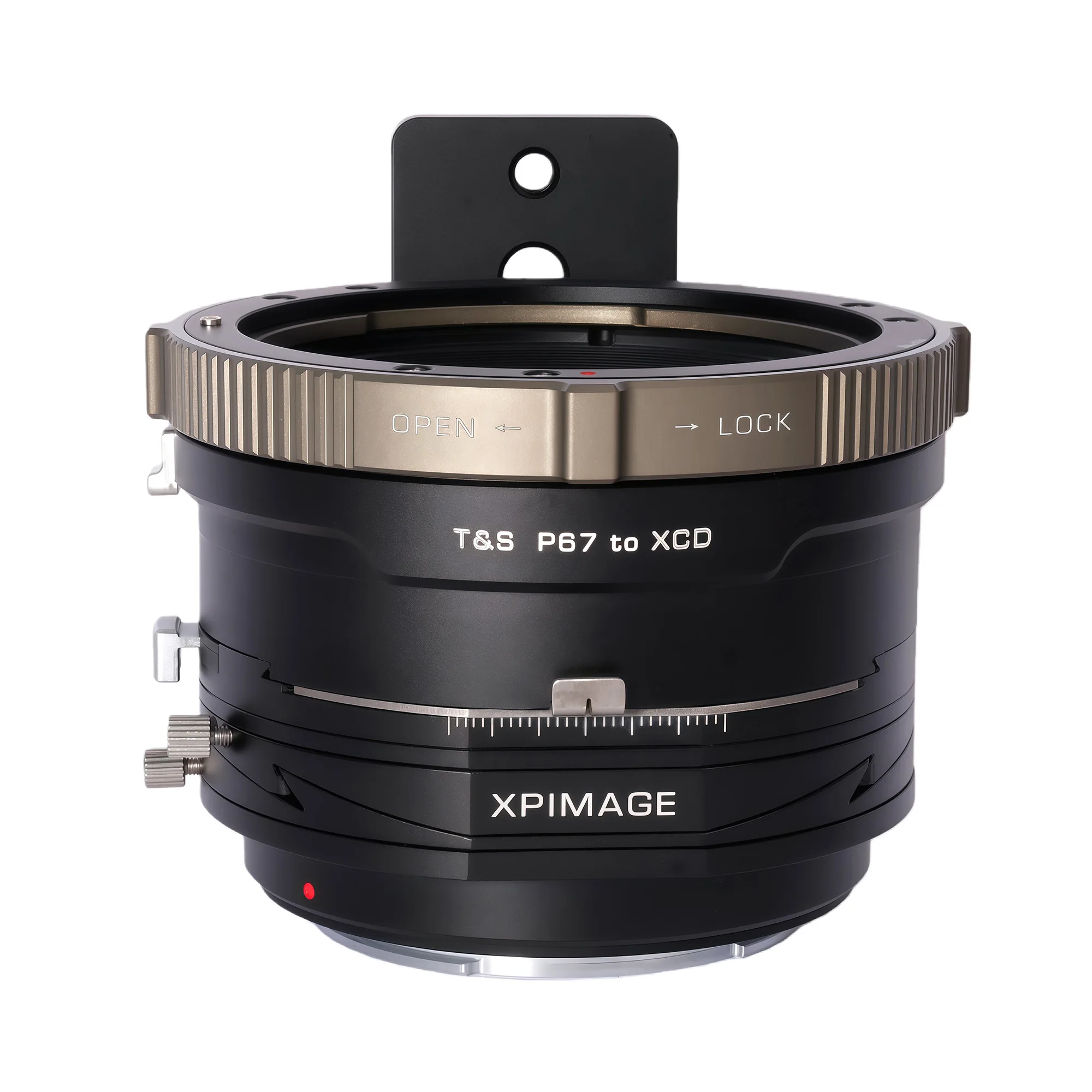 

XPIMAGE Tilt-Shift Lens Mount Adapter Ring Compatible with Pentax 67 Lens to Hasselblad XCD Camera X1D X2D 907X