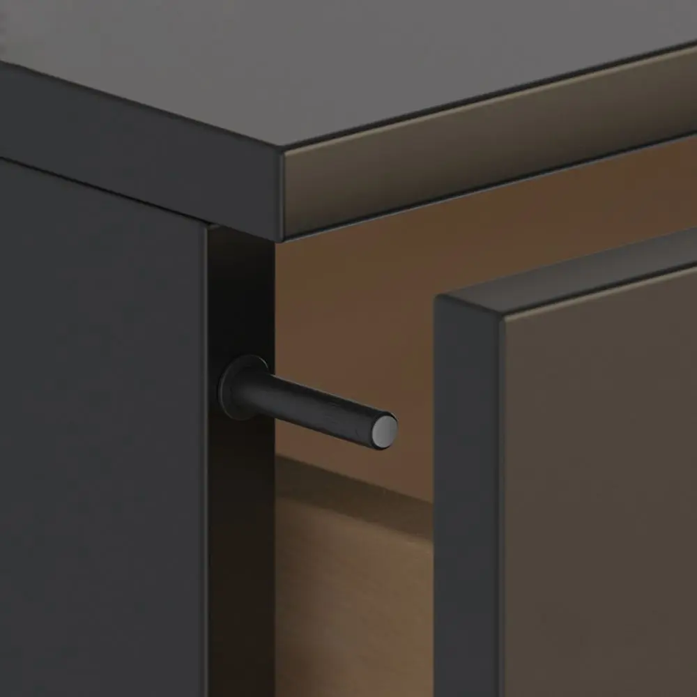 5pcs Home Soft Quiet Closer Damper Buffers Concealed Cabinet Catches Door Stopper Door Bouncer Cabinet Door Suction