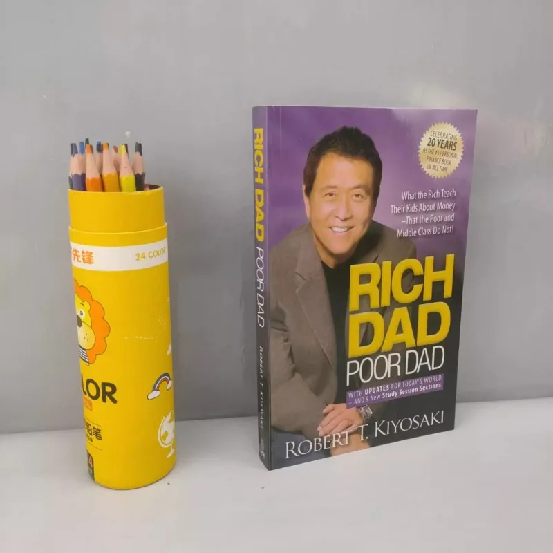Rich Dad, Poor Dad, Financial Education, Money Investment, Self-help Business Books for Adults and Teenagers To Read.