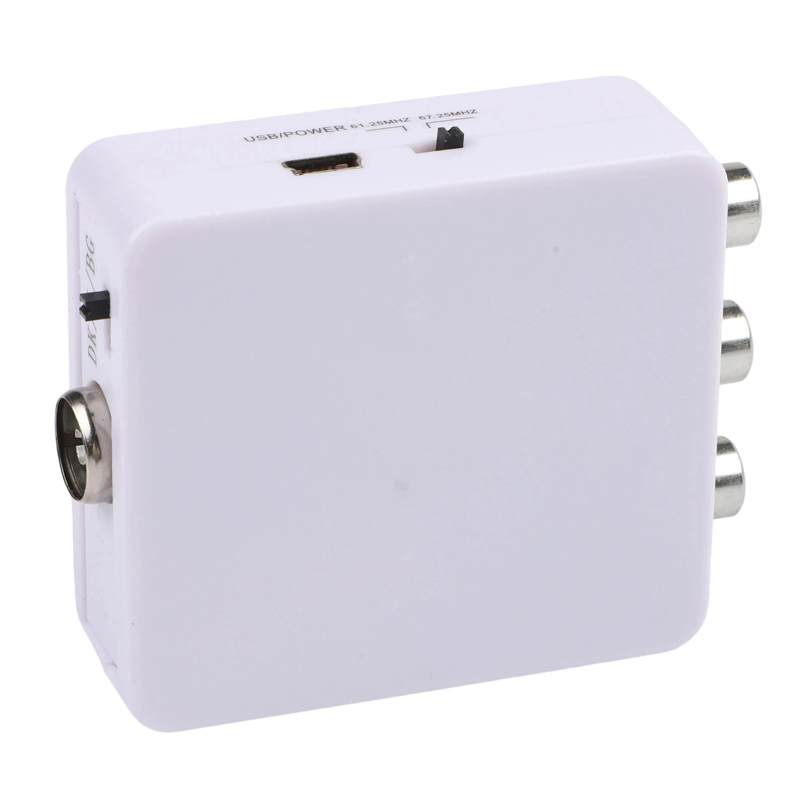 Coaxial Adapter AV To RF Modulator Composite To RF Adapter AV Composite Video Portable Design For DVD Recorder