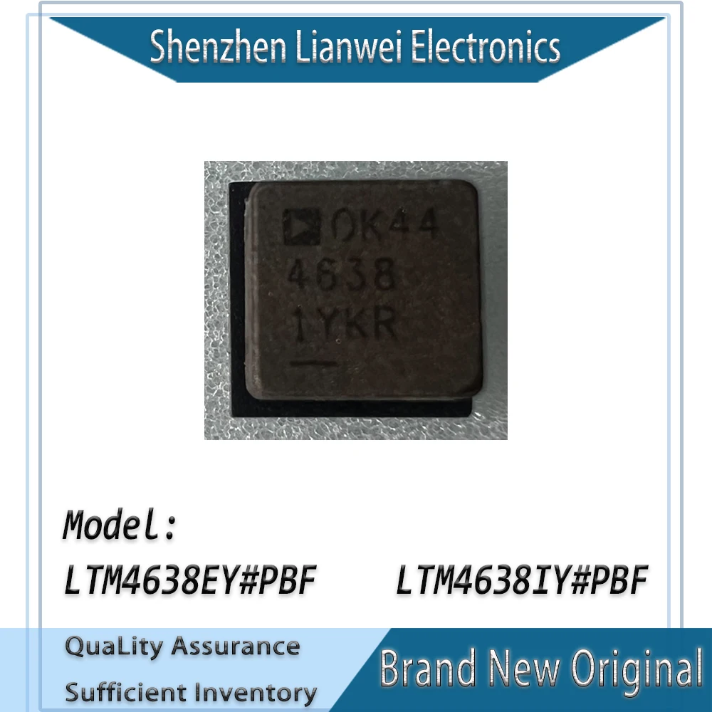 

100% New Original LTM4638EY#PBF LTM4638IY#PBF LTM4638EY LTM4638IY LTM4638 4638 IC Chipset BGA-49