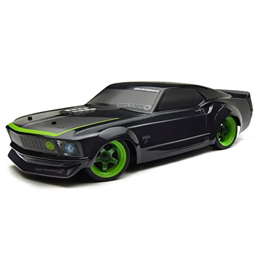 

Racing 120102 RS4 1/10 4WD Sport 3 1969 Mustang Ready to Run-X, with 2.4Ghz Radio System