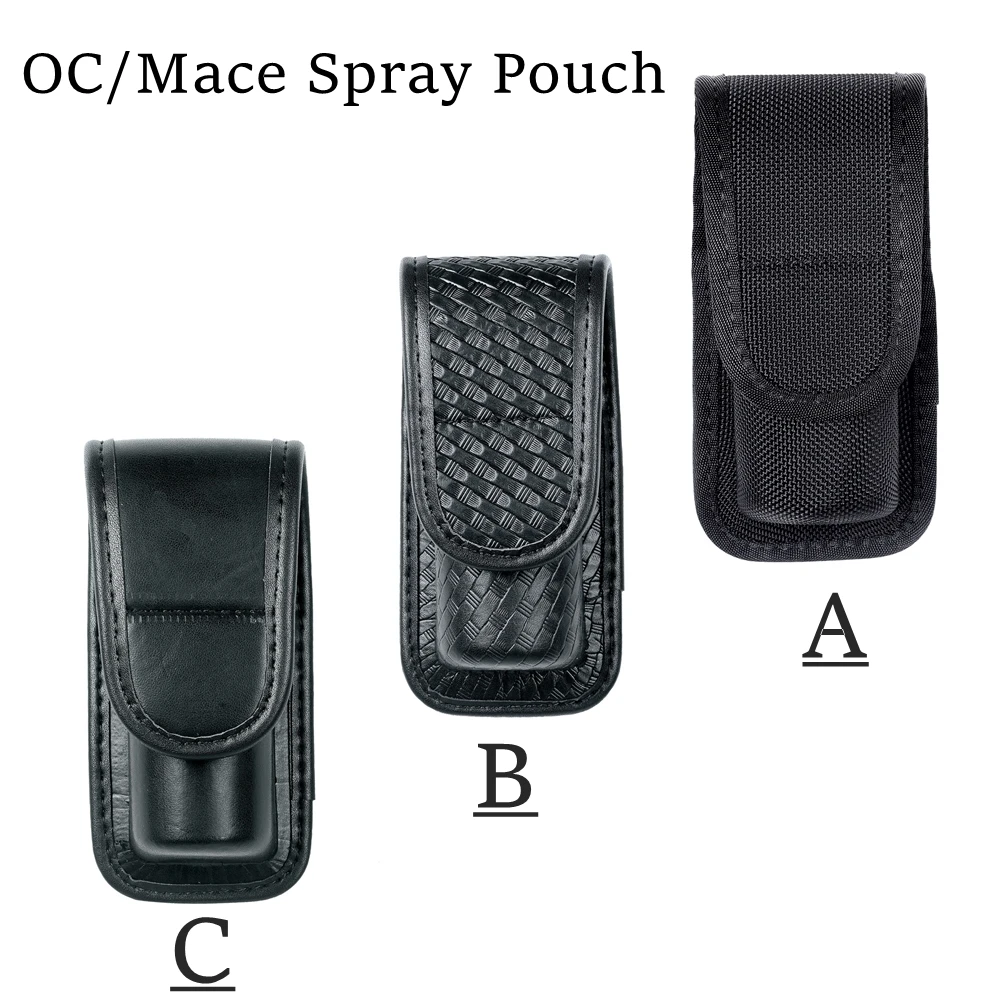 3pcs-spray-pouch-top-flap-pepper-spray-holster-pepper-spray-black-pouch-hidden-snap-mk3-for-225-work-belts
