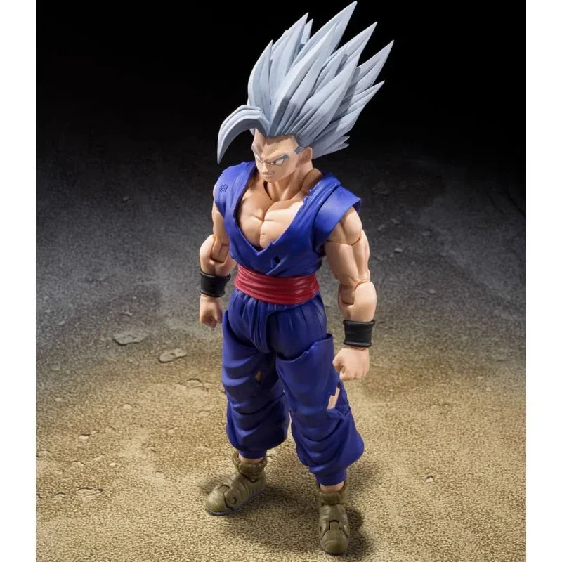 Bandai Original Dragon Ball Anime Figure SHF Supereroe Son Gohan Beast Action Figure Giocattoli per bambini Regalo Modello da collezione