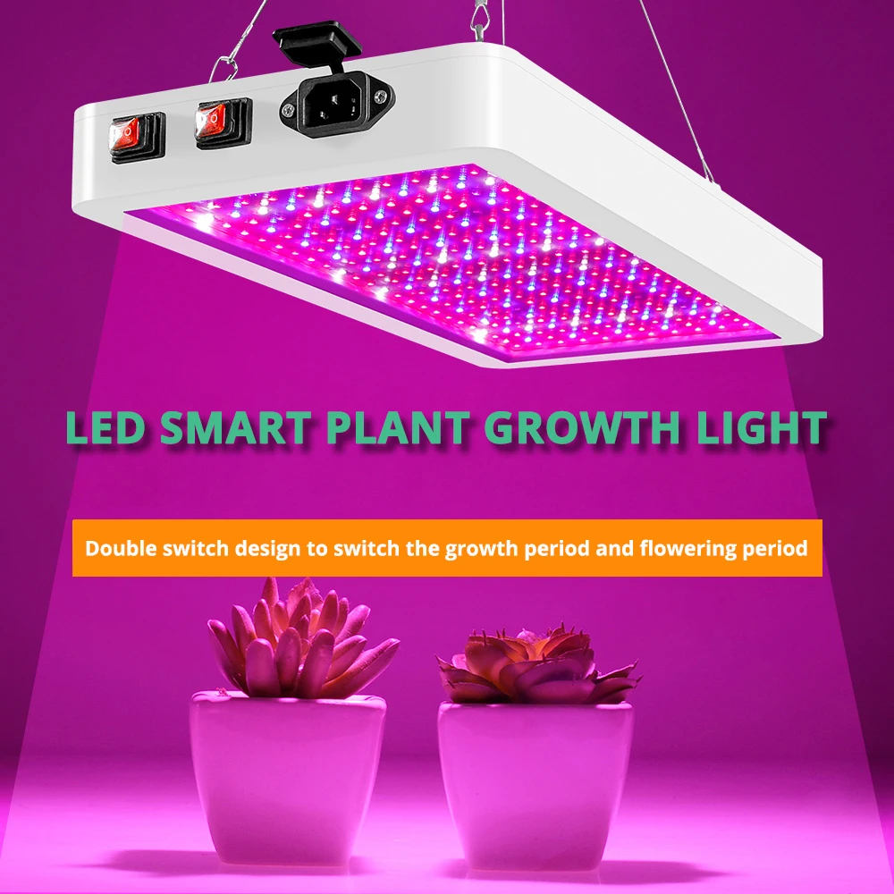 Imagem -06 - Impermeável Led Grow Light para Planta de Interior Phytolamp Growth Lamp Full Spectrum Iluminação para Planta de Interior Chip 312*2835 Leds 265v 160w